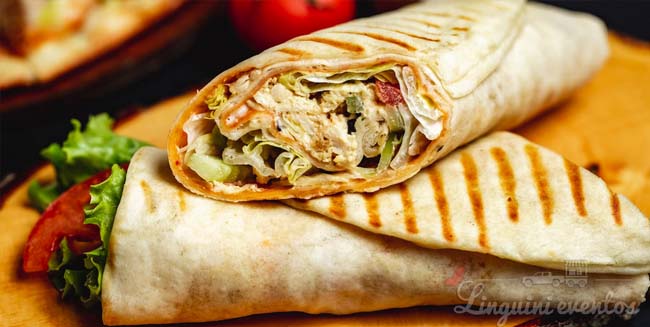 carrito de fajitas para eventos